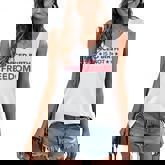 Feminist Flowers Us Pro Choice Forced Birth Is Not Freedom  Women's V-neck Casual Sleeveless Tank Top