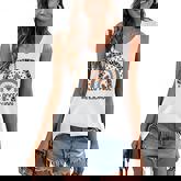 Hello Preschool Rainbow Teacher Team Preschool Squad Girls  Women's V-neck Casual Sleeveless Tank Top