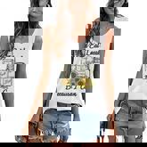 I Eat Local Because I Can Sunflower Women's V-neck Casual Sleeveless Tank Top