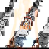 Pacu Nurse Leopard Rainbow Halloween Pumpkin Nursing  Women's V-neck Casual Sleeveless Tank Top