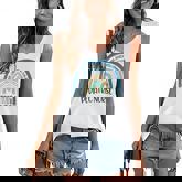 Pediatric Nurse Cute Rainbow Funny Pediatric Nurse Women's V-neck Casual Sleeveless Tank Top