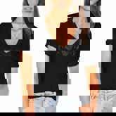 Aesthetic Y2k Fairy Alternative Clothing Goth Butterfly  Women's Jersey Short Sleeve Deep V-Neck Tshirt