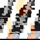 Lovely Funny Cool Sarcastic Eat Sleep Statistics Repeat Women's Jersey Short Sleeve Deep V-Neck Tshirt