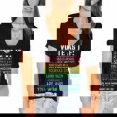 Vote As If Your Life Depends On It Human Rights  Women's Jersey Short Sleeve Deep V-Neck Tshirt