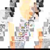 Cute Every Bunnys Is Favorite Nurse Cute Bunnies Easter Eggs Women's Jersey Short Sleeve Deep V-Neck Tshirt