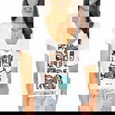 Leopard Faith Over Fear Cowboy Western Country Christian  Women's Jersey Short Sleeve Deep V-Neck Tshirt