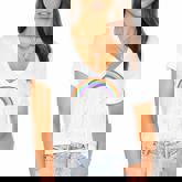 Teacher Luckiest Kindergarten Teacher St Patricks Day School  Women's Jersey Short Sleeve Deep V-Neck Tshirt