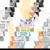 Vote As If Your Life Depends On It Human Rights  Women's Jersey Short Sleeve Deep V-Neck Tshirt