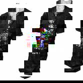 Flags National Hispanic Heritage Month Decoration Flags  Men's Henley Button-Down 3D Print T-shirt