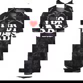 I Love Hot Dads I Heart Hot Dads Love Hot Dads Men's Short Sleeve V-neck 3D Print Retro Tshirt