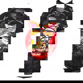 Kawaii Corgi Ramen Cute Japanese Manga Anime For Dog Lovers  V2 Men's Short Sleeve V-neck 3D Print Retro Tshirt