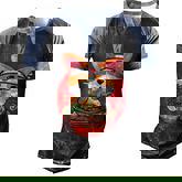 Kawaii Corgi Ramen Cute Japanese Manga Anime For Dog Lovers  V2 Men's Henley Shirt Raglan Sleeve 3D Print T-shirt