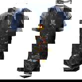 Horse Tree Christmas Candy Cane Men's Henley Shirt Raglan Sleeve 3D Print T-shirt