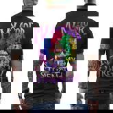 Afro African American Black Pride Melanin Queen Men's T-shirt Back Print