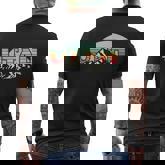 American State Utah Vintage Mountain Nature Hiking Men's T-shirt Back Print