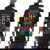 Awesome Dads Have Tattoos And Beards Best Dad Ever Fathers Day Men's T-shirt Back Print