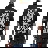 Awesome Dads Have Tattoos And Beards Fathers Day Men's T-shirt Back Print