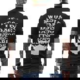 Awesome Dads Have Tattoos And Beards Shirt Fathers Day Tattoo Beard Men's T-shirt Back Print