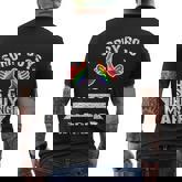 Bachelor Party Lgbt Gay Pride Groom Bride Men's T-shirt Back Print