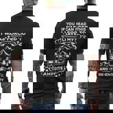 Camping Cool Tenting Campfire Camp Hiking Trekking Camping Men's T-shirt Back Print