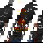 Fathers Day Bbq Grilling Chef Dad Naughty Grilling Men's T-shirt Back Print