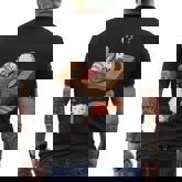 Japanese Nigiri Sushi Sleepwalking Men's T-shirt Back Print