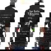 The Mountains Are Calling And I Must Go Hiking Men's T-shirt Back Print