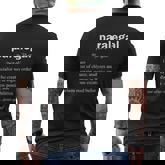 Paralegal Definition Legal Assistant Gag V2 Men's T-shirt Back Print