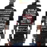 Trucker Accessories For Truck Driver & Diesel Lover Trucker S Men's T-shirt Back Print