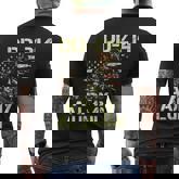 Usa Flag Dd 214 Army Alumni Men's T-shirt Back Print