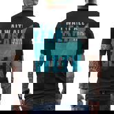 I Wait All Year For This Week Shark Ocean Vintage V Neck Men's T-shirt Back Print