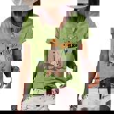 Cowboy Boo How Retro Ghost Halloween Costume Desert Cactus  Women's Short Sleeve Loose T-shirt