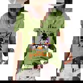 Gnomes Halloween With My Gnomies Witch Garden Gnome Women's Short Sleeve Loose T-shirt