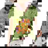 Groovy Halloween Trick Or Teach Retro Floral Ghost Teacher  V33 Women's Short Sleeve Loose T-shirt