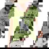 I’M Sorry Did I Roll My Eyes Out Loud Funny Sarcastic Cat  Women's Short Sleeve Loose T-shirt