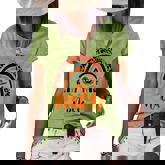 Pacu Nurse Leopard Rainbow Halloween Pumpkin Nursing  Women's Short Sleeve Loose T-shirt