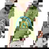 Pediatric Nurse Cute Rainbow Funny Pediatric Nurse Women's Short Sleeve Loose T-shirt