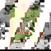 Retro Halloween Pumpkin Tis The Season Hot Ghoul Halloween  Women's Short Sleeve Loose T-shirt