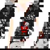 Be Nice To The Nurse Santa Is Watching Christmas Nursing  Women's Short Sleeve Loose T-shirt