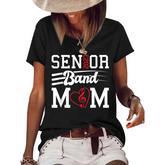 Horn Player Senior 2023 Band Mom  Women's Short Sleeve Loose T-shirt