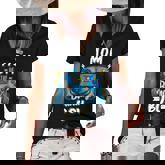 Mom Of The Birthday Boy Matching Family Video Gamer Party Women's Short Sleeve Loose T-shirt