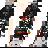 Nurse Christmas - Be Nice To The Nurse Santa Is Watching  Women's Short Sleeve Loose T-shirt