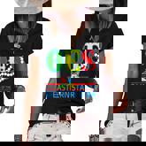 Oes Star Necklace Order Of The Eastern Star Mothers Day  Women's Short Sleeve Loose T-shirt