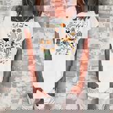 Halloween Icon Bundle Cowboy Ghost Pumpkin Cute Boo Cactus  Women's Loosen Crew Neck Short Sleeve T-Shirt