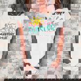 Happy Last Day Of School Teacher Student Hello Summer  Women's Loosen Crew Neck Short Sleeve T-Shirt