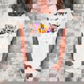 Kids Im Just Here For The Candy Halloween Cute Lollipop Sweets Women's Loosen Crew Neck Short Sleeve T-Shirt