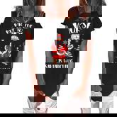 Be Nice To The Nurse Santa Is Watching Christmas Nursing  Women's Loosen Crew Neck Short Sleeve T-Shirt