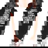 Lovely Funny Cool Sarcastic Give Me Chocolate And Nobody  Women's Loosen Crew Neck Short Sleeve T-Shirt