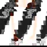 Lovely Funny Cool Sarcastic Thanks Mom I Turned Out Awesome Women's Loosen Crew Neck Short Sleeve T-Shirt