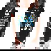 Mama Of The Birthday Boy Matching Family Video Gamer Party  Women's Loosen Crew Neck Short Sleeve T-Shirt